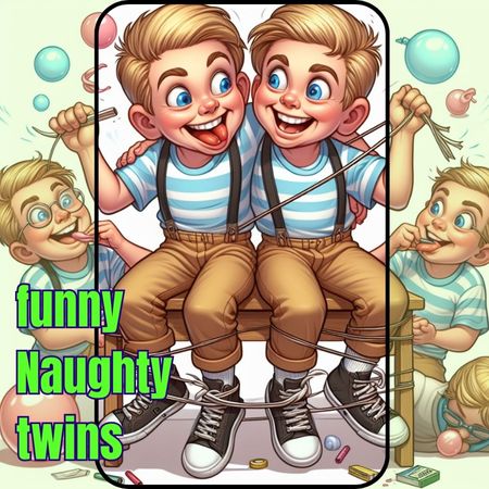 funny Naughty twins